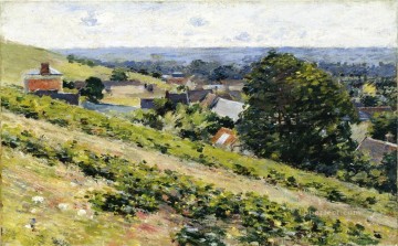 セオドア・ロビンソン Painting - ジヴェルニーの丘から セオドア・ロビンソン